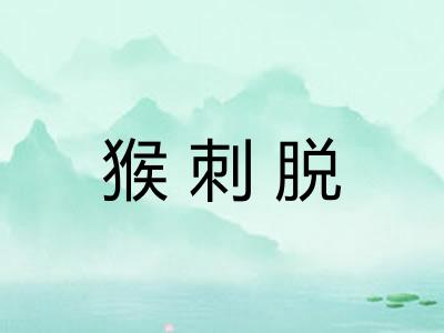 猴刺脱 猴刺脱