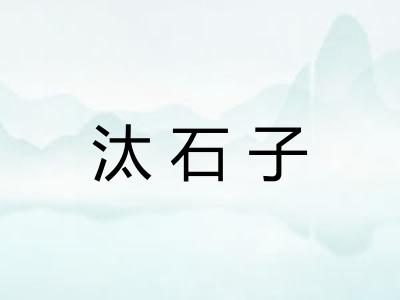 汰石子
