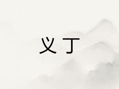 义丁
