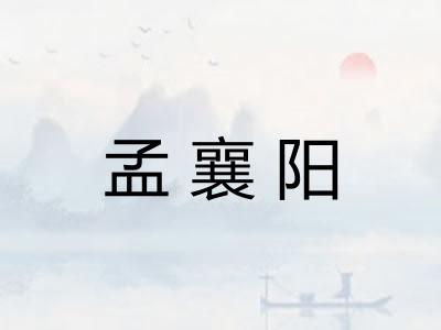 孟襄阳