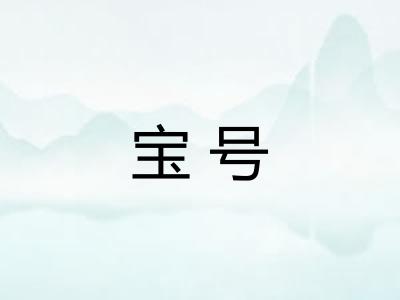 宝号