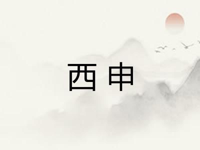 西申 西申