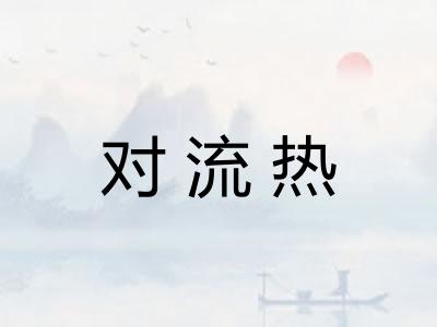 对流热 对流热