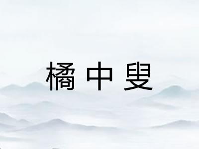 橘中叟
