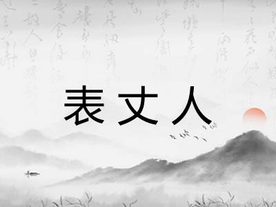 表丈人