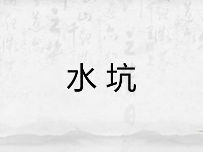 水坑