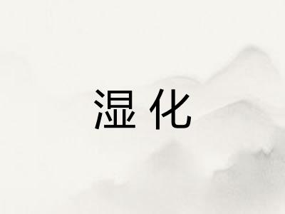 湿化