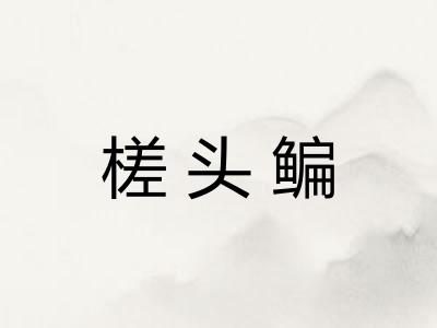 槎头鳊