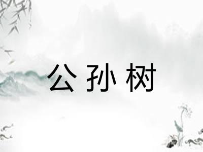 公孙树 公孙树