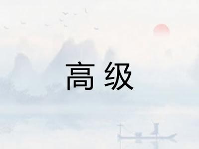 高级