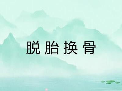 脱胎换骨 脱胎换骨