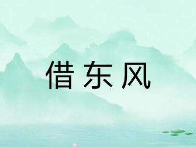 借东风