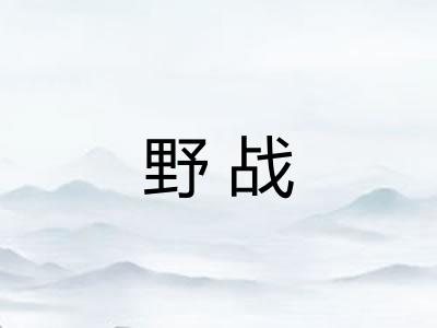 野战