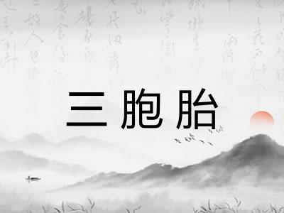三胞胎 三胞胎