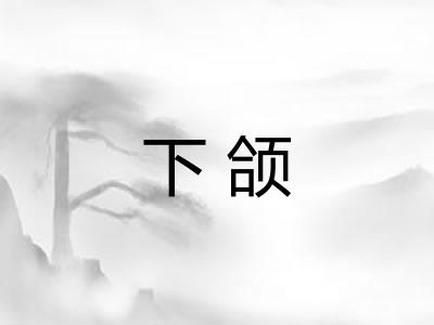 下颌
