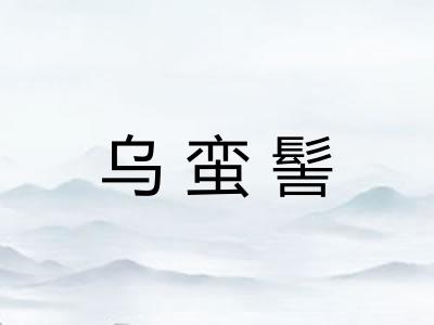乌蛮髻