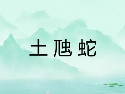 土虺蛇