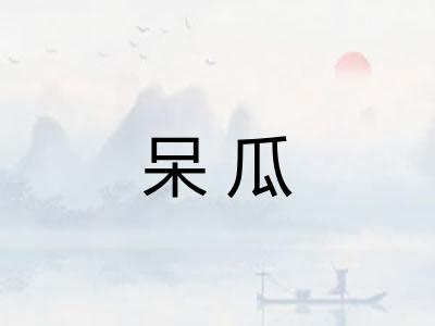 呆瓜