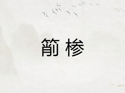 箾椮