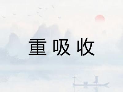 重吸收