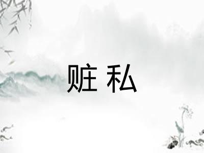赃私