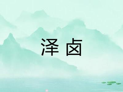 泽卤