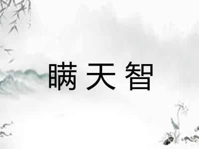 瞒天智
