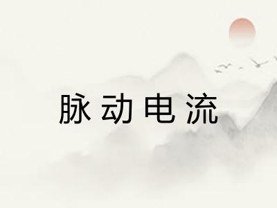 脉动电流 脉动电流