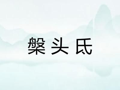 槃头氐 槃头氐