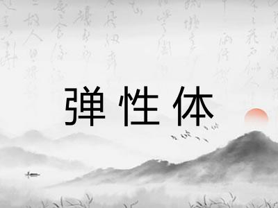 弹性体 弹性体
