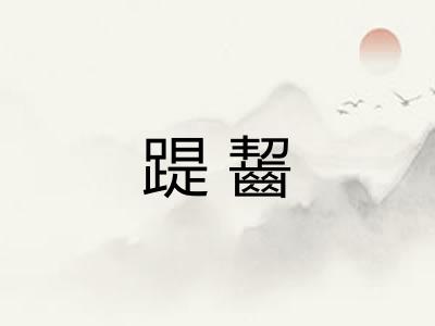 踶齧