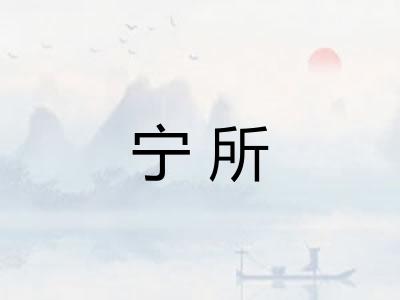 宁所