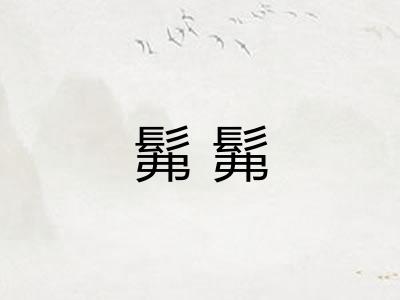 髴髴