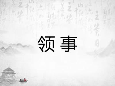 领事 领事