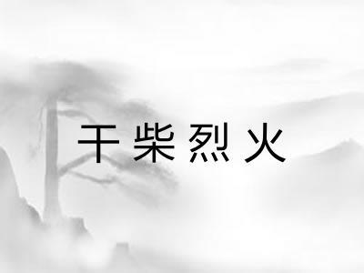 干柴烈火 干柴烈火