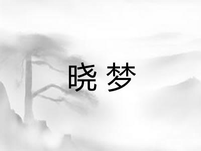 晓梦