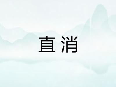 直消