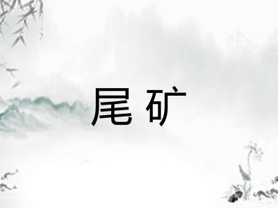 尾矿 尾矿