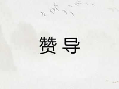 赞导 赞导