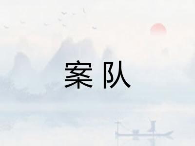 案队