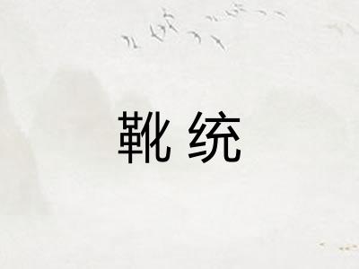 靴统