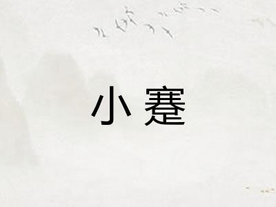 小蹇