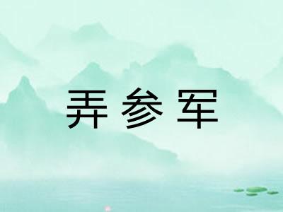 弄参军