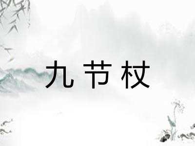 九节杖 九节杖