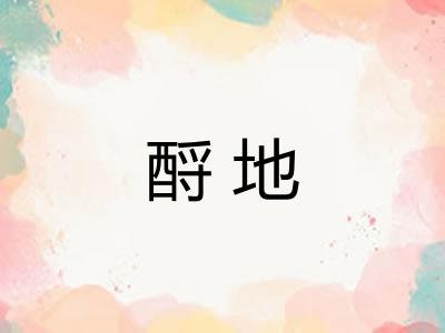 酹地