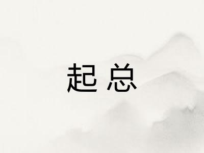 起总 起总