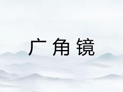 广角镜