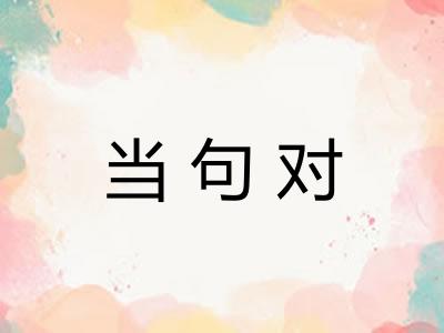 当句对