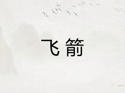 飞箭 飞箭