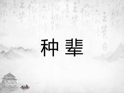 种辈
